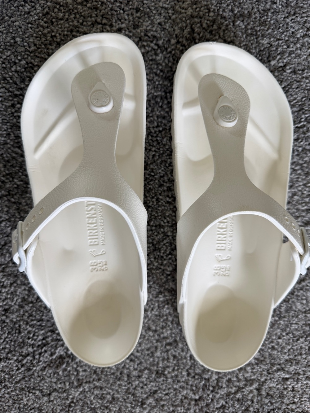 White Birkenstocks